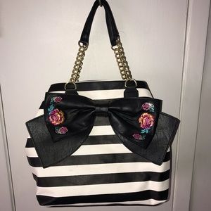 Betsey Johnson hefty tote bag